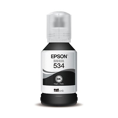 Garrafa de Tinta Epson Ecotank T534120 Negro - 120 ml