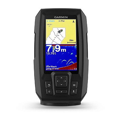 GPS Garmin Striker Plus 4  com transdutor de Peixe duplo (010-01870-01)