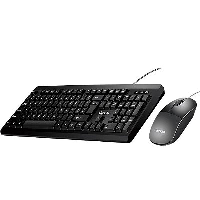 Kit Teclado + Mouse Quanta QTKTM30 USB (Espanhol)