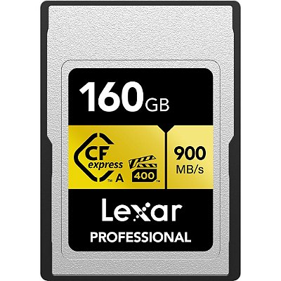 Memória CFexpress Tipo A Lexar Professional Gold 900-800 MB/s 160 GB (LCAGOLD160G-RNENG)