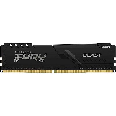 Memória RAM DDR4 Kingston 3600 MHz 8 GB Fury Beast KF436C17BB/8 - Preto