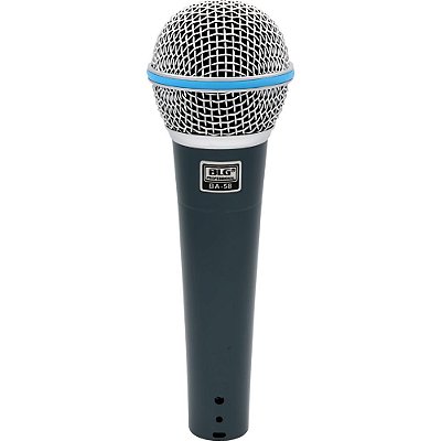 Microfone com Fio BLG BA-58 - Azul