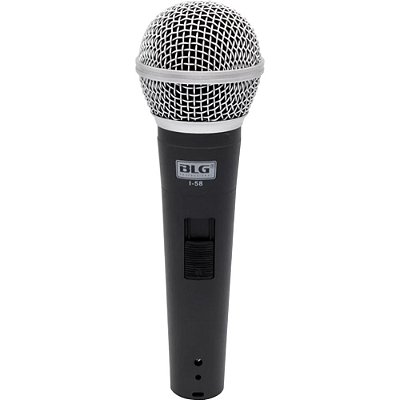 Microfone com Fio BLG I-58 - Preto
