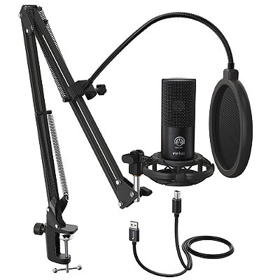 Microfone Fifine T669 USB com kit para Streaming e Podcast