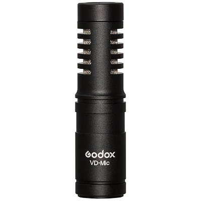 Microfone Godox VD-Mic Shotgun para Câmera - Preto