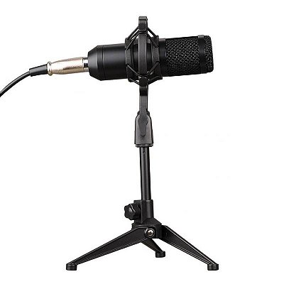 Microfone para Streaming Satellite A-MK07 - Preto