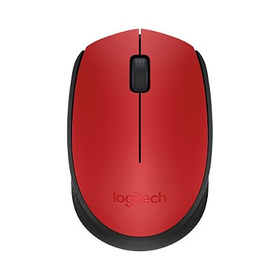 Mouse Logitech M170 Sem Fio - Vermelho
