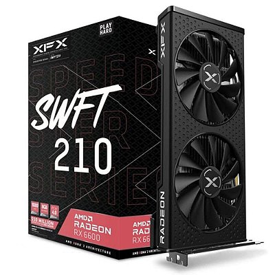 Placa de vídeo XFX Speedster SWFT 210 AMD Radeon RX 6600 8 GB GDDR6
