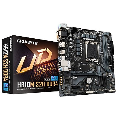 Placa Mãe Gigabyte H610M S2H LGA 1700 DDR4