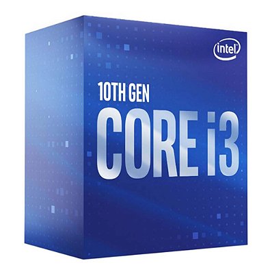 Processador CPU Intel Core i3-10105 3.7 GHz GA 1200 6 MB com Cooler