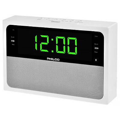 Rádio Relógio Philco PAR 1018BT - Branco