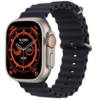Relógio Smartwatch Blulory Glifo 9 Ultra - Black