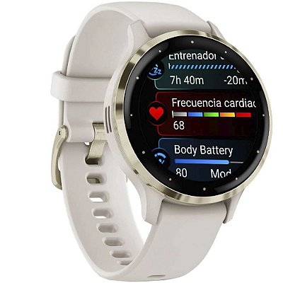 Relógio Smartwatch Garmin Venu 3S Stainless Steel Bezel