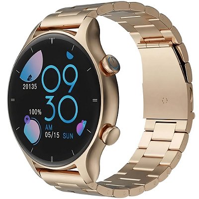 Relógio Smartwatch G-Tide R1 Goldman - Dourado