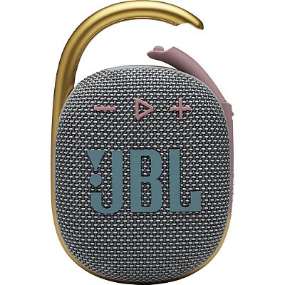 Speaker Portátil JBL Clip 4 - Cinza