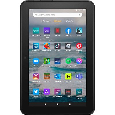 Tablet Amazon Fire HD 7 12° Gen 7" 16 GB Wi-Fi - Preto