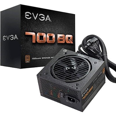 Fonte De Energía EVGA 700 BQ 80 Plus Bronze 700W (110-BQ-0700-V1)