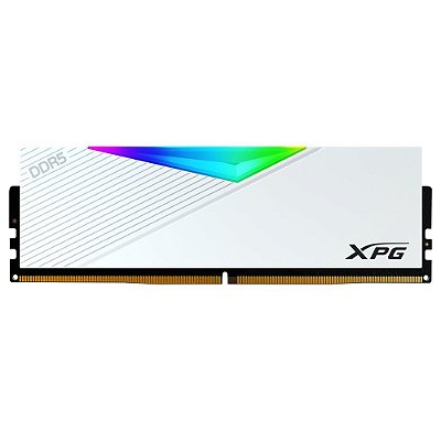 Memória DDR5 16GB 6000MHz ADATA XPG LANCER RGB BRANCO AX5U6000C4016G-CLARWH