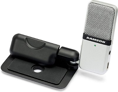 Samson SAGOMIC Go Mic Microfone Condensador USB Portátil, Branco