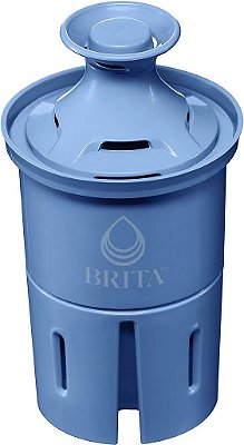 Filtros de água Brita Elite para Jarras e Dispensadores, Reduz 99% de Chumbo da Água da Torneira, Dura 6 Meses, 1 unidade.