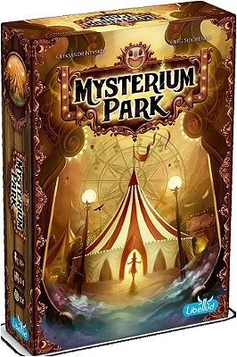 Jogo de Tabuleiro Mysterium Park - Jogo Cooperativo Enigmático de Mistério com Intrigas Fantasmagóricas, Diversão para Noite de Jogos em Família, Idade 10+, 2-7 Jogadores, Dura