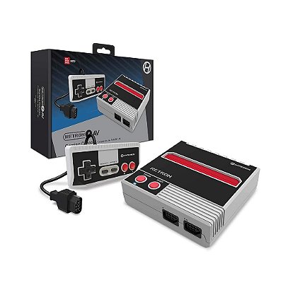 Console de jogos Hyperkin RetroN 1 AV para NES (Cinza) - NES