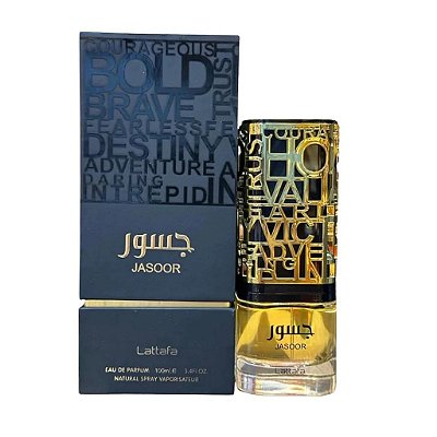 Lattafa Jasoor Eau De Parfum Spray para Homens, 3.4 Onças