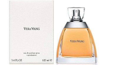Vera Wang Eau de Parfum para Mulheres - Fragrância Floral Delicada - Notas de Íris, Lírios e Sândalo - Feminino e Sutil - 3.4 Fl Oz