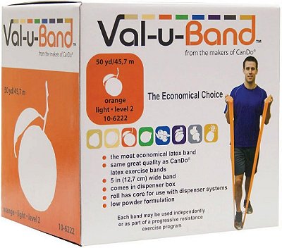 Val-U-Band 10-6222 Faixa de Exercícios, Laranja