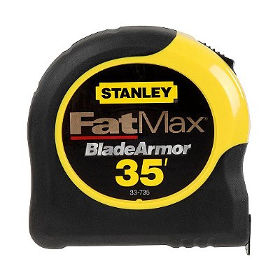 Stanley 33-735 Fita Métrica Fatmax com Revestimento Bladearmor™ 1-1/4 x 35', 2.2 x 7.1 x 4.6