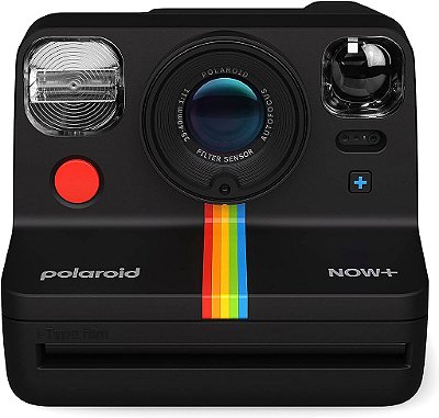 Polaroid Now+ 2ª Geração I-Type Câmera Instantânea Controlada por App Conectada Bluetooth - Preto (9076)