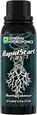 General Hydroponics RapidStart, Nutrição para Plantas, 1-0.5-1, 275 mL.