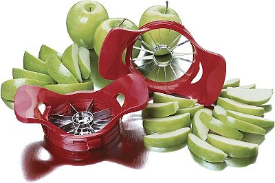 Descascador e fatiador ajustável de maçã Amco Dial-A-Slice, 5.80 x 4.25 x 7.25