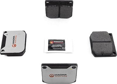 Pastilhas de freio semi-metálicas da série MAGMA Pro-Series PSD2M, dianteiras