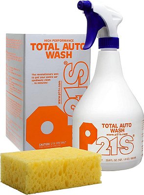 P21S 13001B Auto Wash com Pulverizador, 1000 ml, Branco