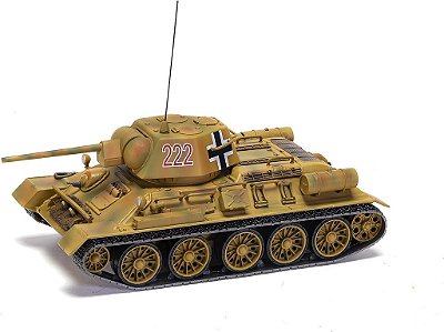 Tanque de exibição de modelo de troféu militar da Segunda Guerra Mundial Corgi Diecast Beute Panzer 1:50 CC51606, marrom e bege.