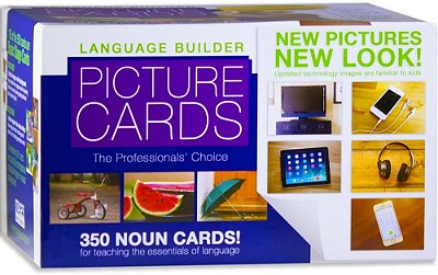 Materiais de aprendizagem Stages Language Builder Picture Noun Flash Cards Fotografia Vocabulário Produtos de aprendizagem para autismo para terapia ABA e articulação da fala