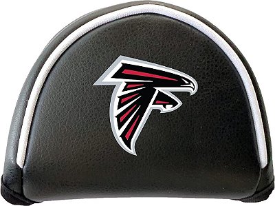 Capa para putter da NFL - Estampa Mallet, encaixa na maioria dos putters mallet, fácil de colocar e segura com fecho de velcro.