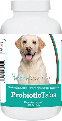 Suplemento Probiótico para Labrador Retriever Healthy Breeds 120 comprimidos