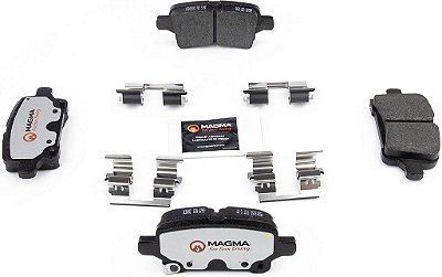 Pastilhas de Freio Cerâmicas MAGMA Pro-Series PSD1915C, Traseiras