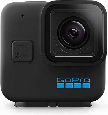 GoPro HERO11 Black Mini - Câmera de Ação Compacta à Prova d'Água com Vídeo Ultra HD 5.3K60, Captura de Fotos de 24.7MP, Sensor de Imagem de 1/1.9, Trans