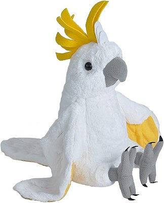 Wild Republic Cockatoo de pelúcia, animal de pelúcia, brinquedo de pelúcia, presentes para crianças, Cuddlekins 12 polegadas (10925)