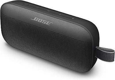 Alto-falante Bluetooth portátil Bose SoundLink Flex, Alto-falante com Microfone, Alto-falante à prova d'água sem fio para viagem, uso ao ar livre e na piscina, preto