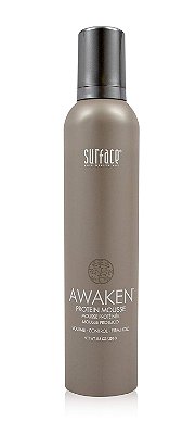 Mousse para cabelo Surface Hair Awaken: Color Safe, Volume, Firmeza, para engrossar o cabelo, livre de sulfatos e parabenos, 8.8 oz.