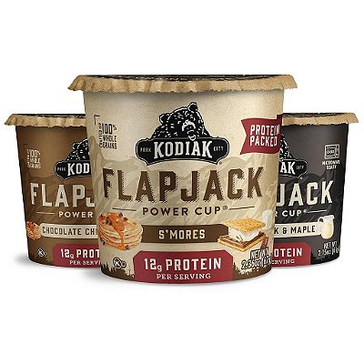 Mistura de Copos de Flapjack Kodiak Cakes para Panquecas Proteicas; Variedade de Sabor Buttermilk, Chocolate Chip e S'mores