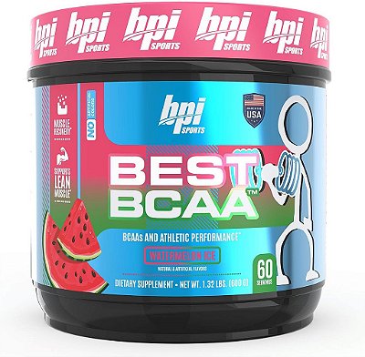 BPI Sports Best BCAA Shredded - Converte Gordura em Energia - Suporte para Perda de Peso e Músculos Magros - Recuperação Pós-Treino - Melancia Gelada, 25 Porções, 275 g