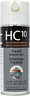Fixador em spray SENNELIER HC10, transparente, 400 ml.
