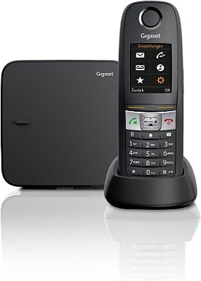 Telefone sem fio Gigaset GIGASET-E630A resistente a respingos e choques com sistema de atendimento.