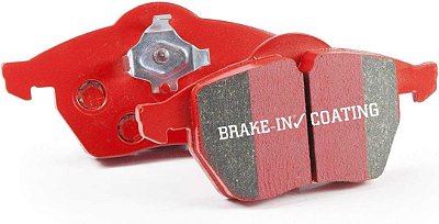 Pastilha de freio de cerâmica EBC Brakes DP32086C, vermelha