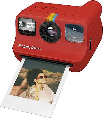 Câmera instantânea Polaroid Go - Vermelha (9071) - Apenas compatível com filme Polaroid Go.
